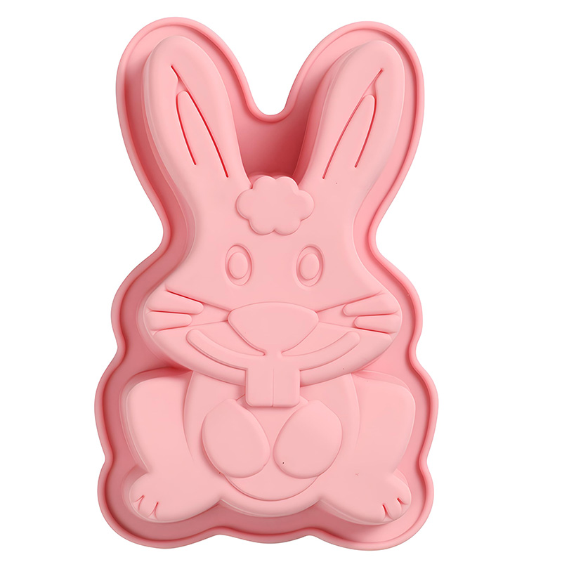 Bunny Cake Mold - Paashaas chocolade siliconen mallen, 3D paashaas