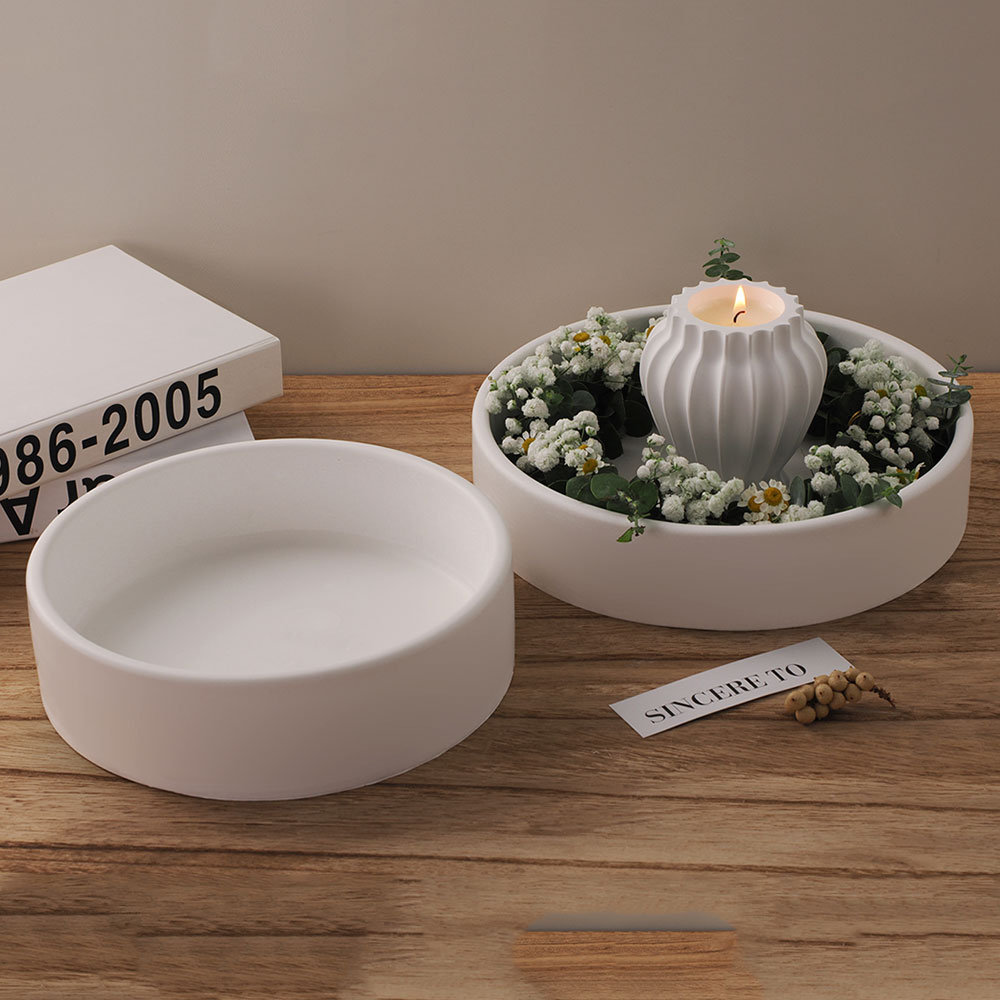 Potsticker Mold - Grote Capaciteit Cement Kaars Kom Siliconen