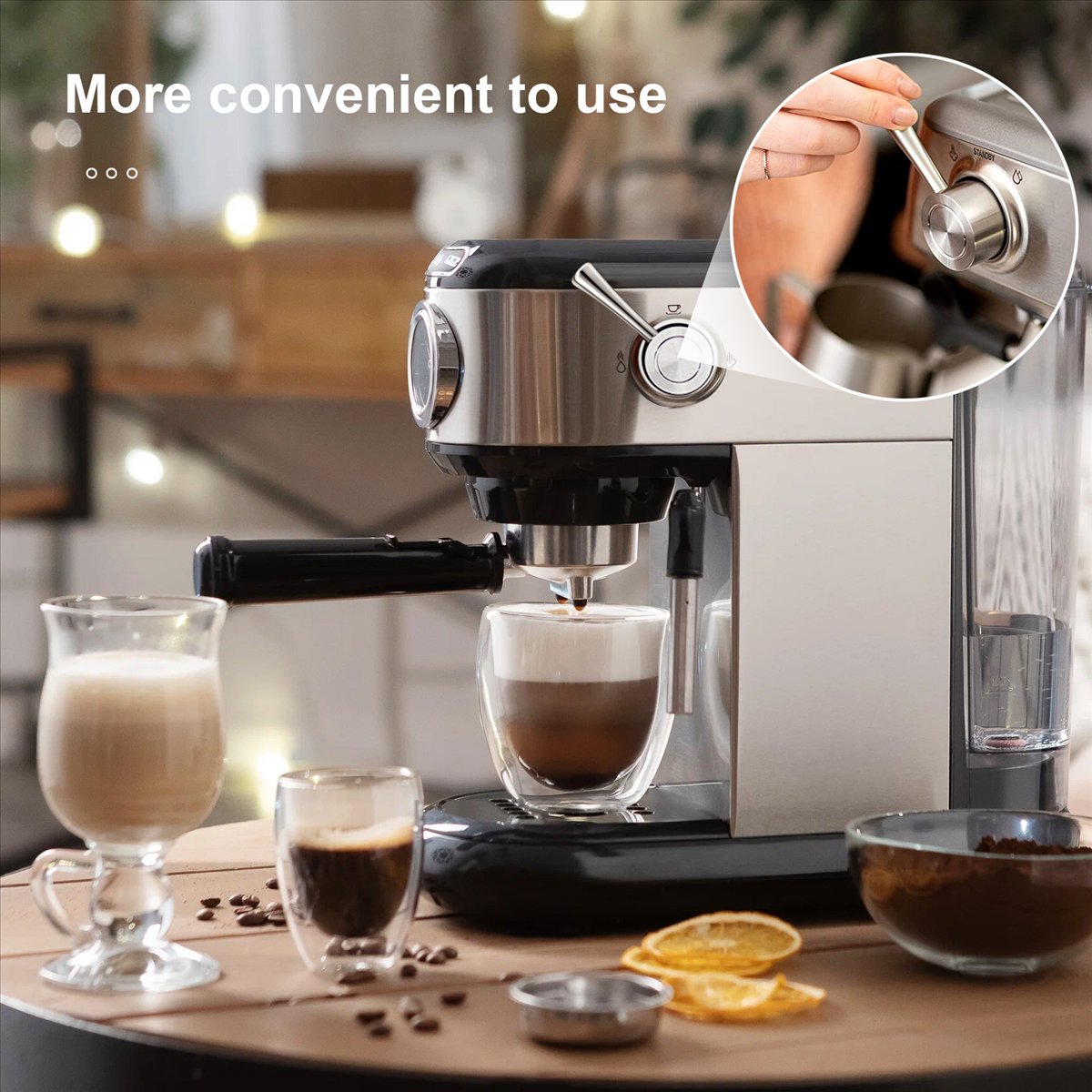 Breville Espresso Barista Express - (A25M) Vervangende stoomhendel voor Breville espressomachines,