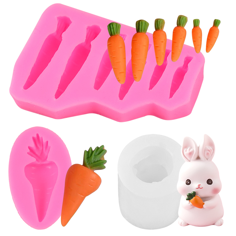Bunny Cake Mold - 3D Pasen Konijn Silicone Mold Leuke
