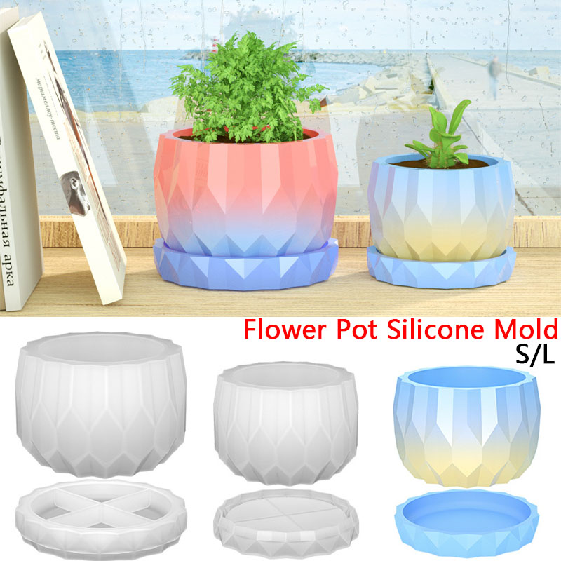 Potsticker Mold - 1 set siliconen plantenbakvormen voor betonnen
