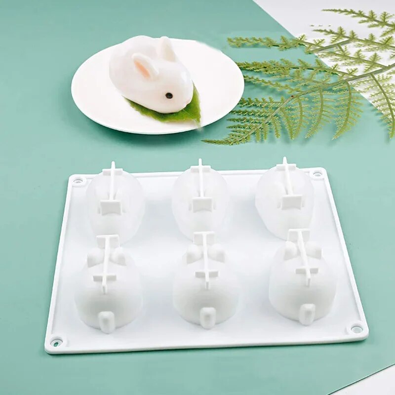 Silicone konijnenmal fondant k - Bunny Cake Mold recensie en prijs