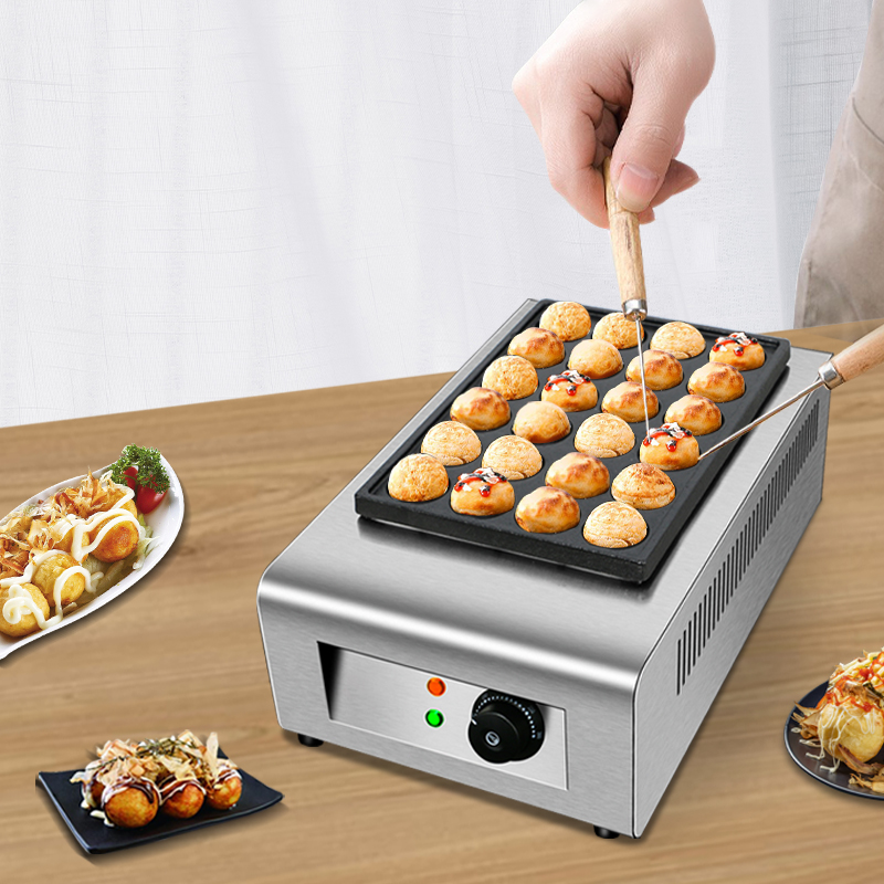 Commerciële Big Power elektris - Takoyaki Grill Plate recensie en prijs