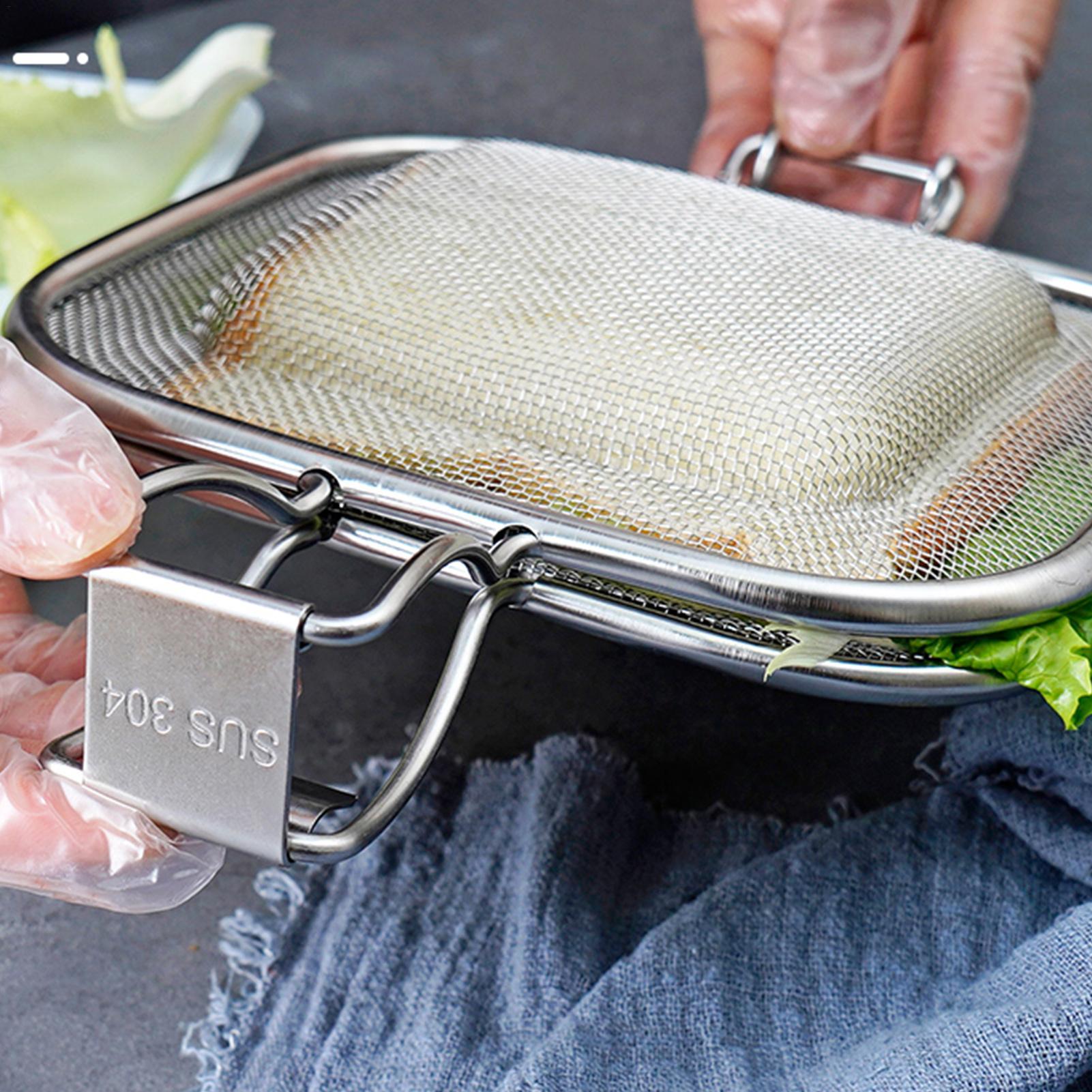 RVS Sandwichpers met rond desi - Hot Dog Press recensie en prijs