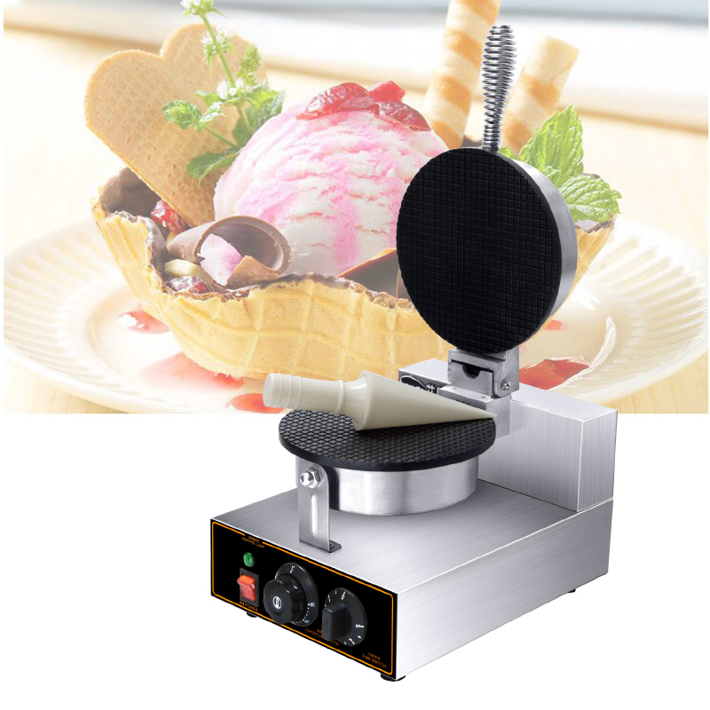 Commerciële Dubbele Ronde Wafe - Waffle Cone Maker recensie en prijs