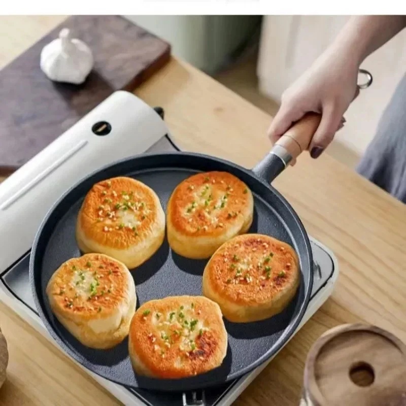 20/23/26cm gietijzeren koekenp - Egg Waffle Pan recensie en prijs