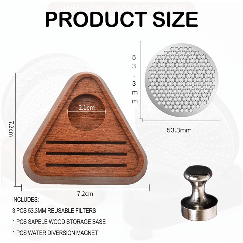 CYCLI-53.5Mm Espresso Puck Scr - Breville Espresso Barista Express recensie en prijs