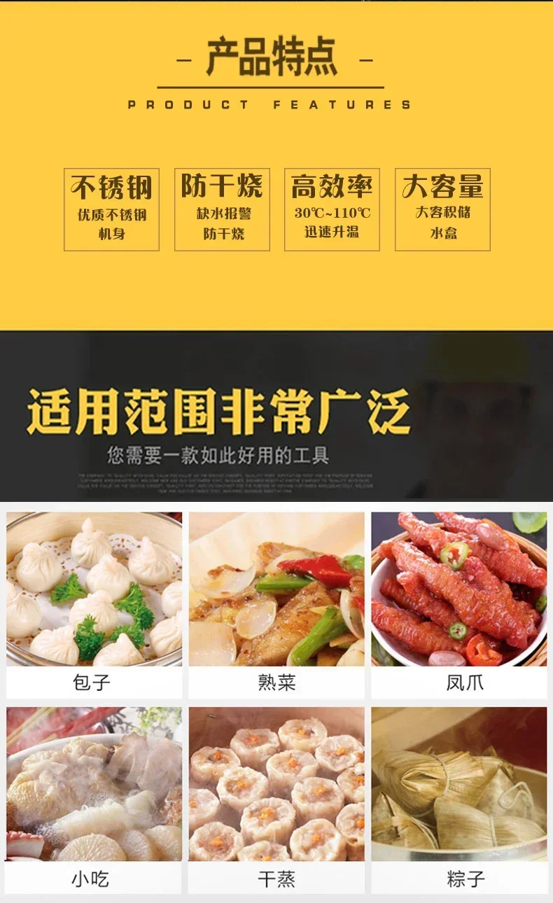 Dim Sum, en meer DS 220V Hoge  - Dim Sum Basket recensie en prijs