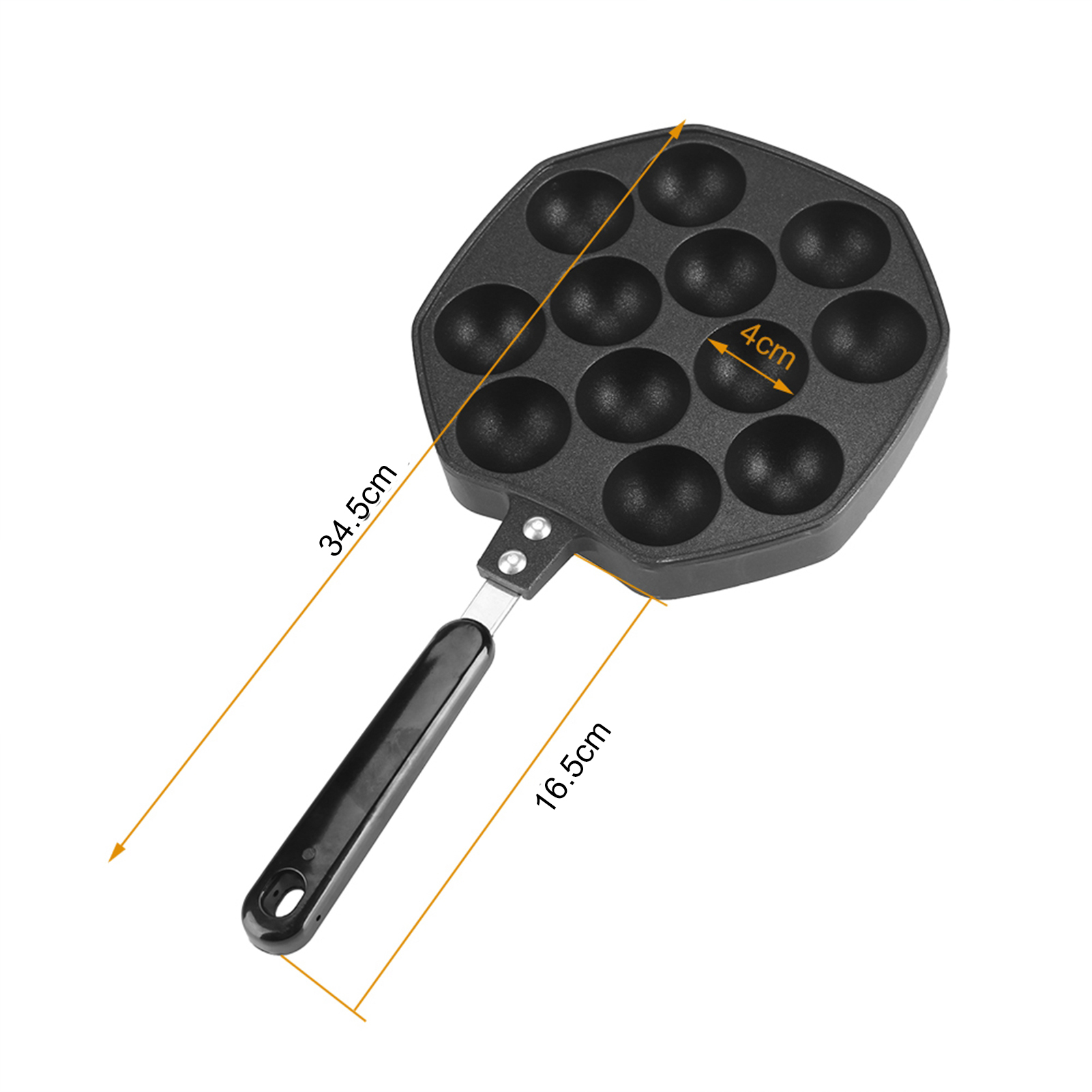 12-delige aluminium antiaanbak - Takoyaki Grill Plate recensie en prijs