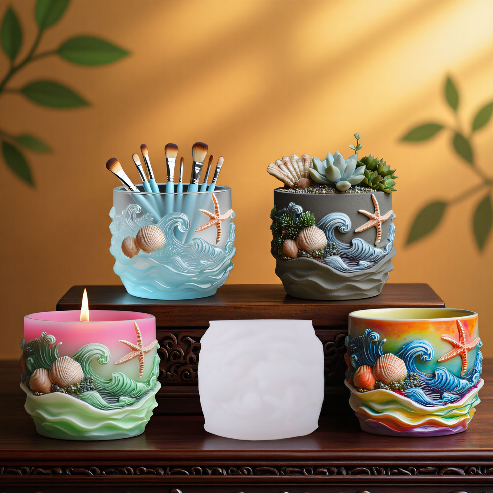 Zeeleven Relief Vetplant Bloem - Potsticker Mold recensie en prijs