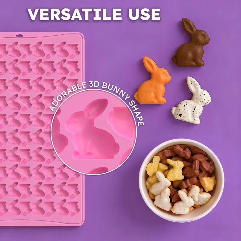 100-delige siliconen konijnen  - Bunny Cake Mold recensie en prijs