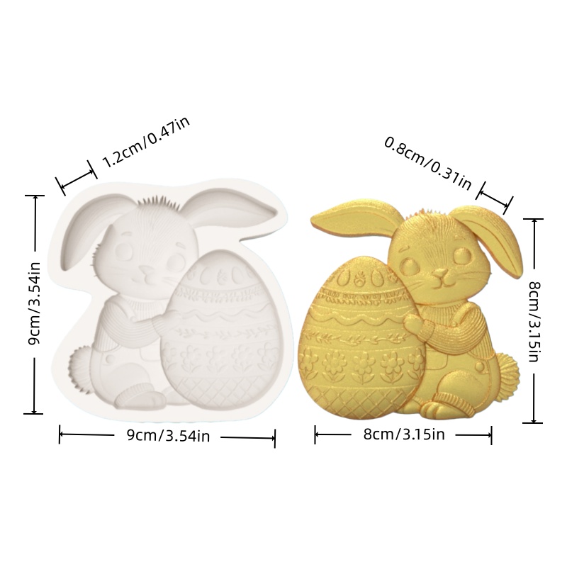 Paaseieren-houdende konijntje  - Bunny Cake Mold recensie en prijs