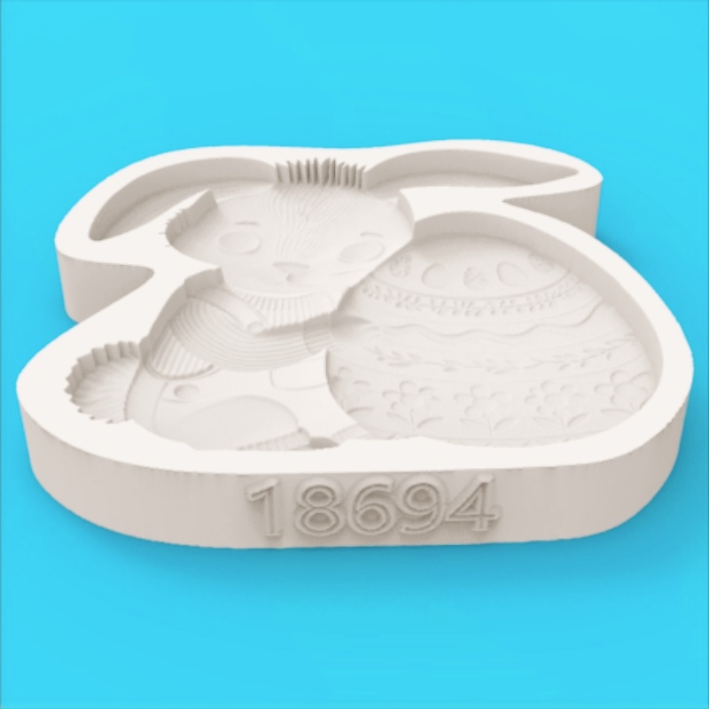 Paaseieren-houdende konijntje  - Bunny Cake Mold recensie en prijs